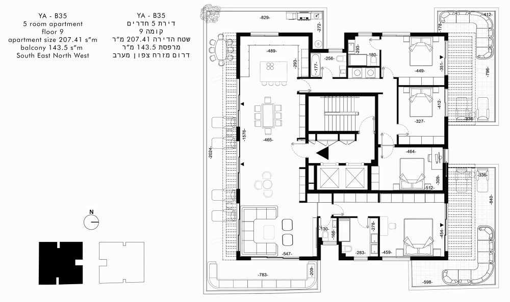 תכנית דירה 2743